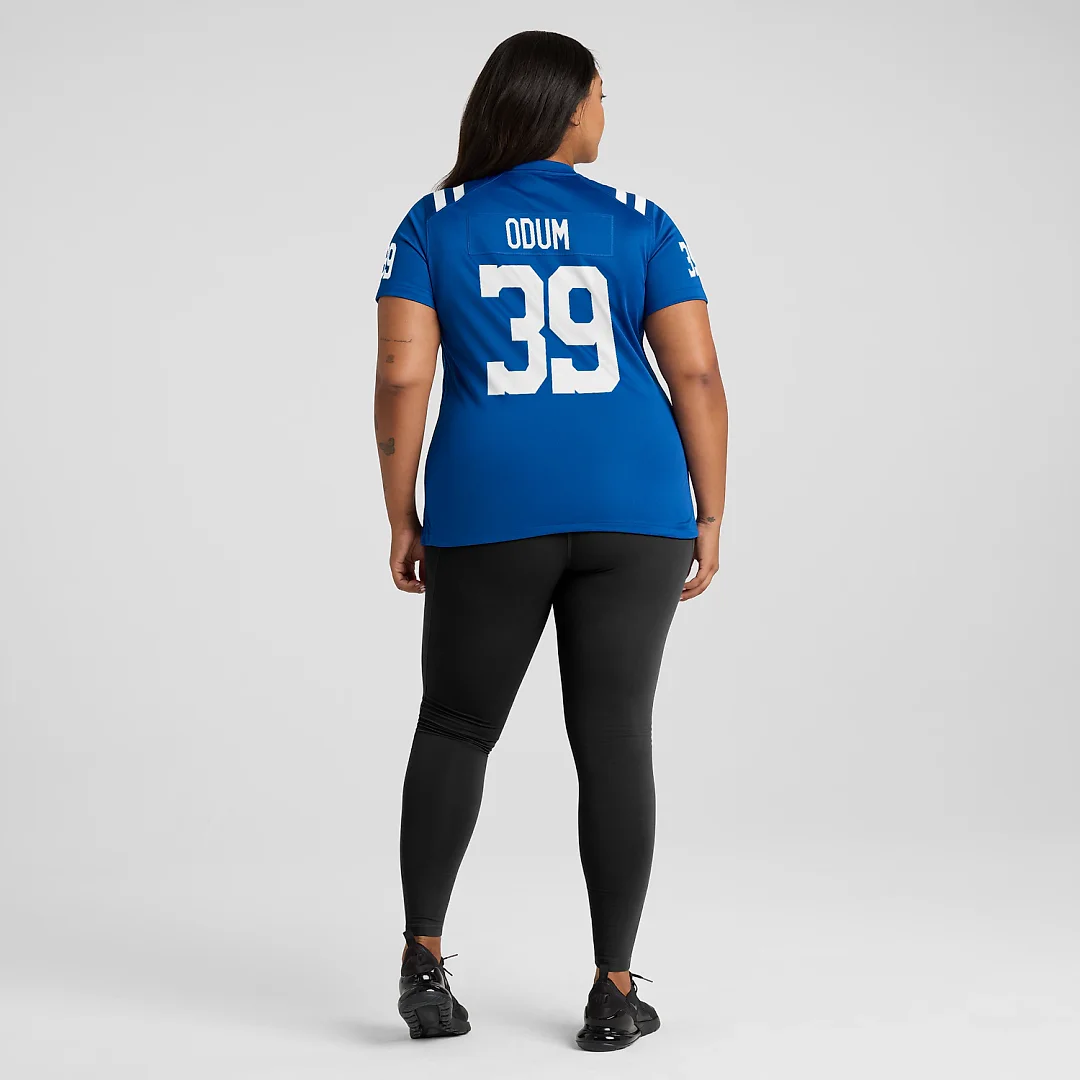 Zennovawear George Odum Indianapolis Colts Women's Team Game Jersey - Royal