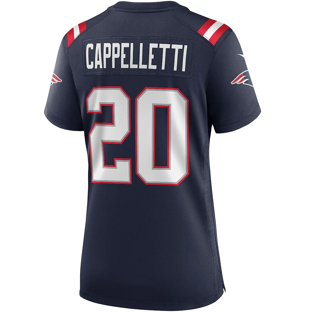 Zennovawear Gino Cappelletti New England Patriots Women's Game Retired Player Jersey - Navy