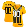 Zennovawear Pittsburgh Steelers Women's Alternate 1933 Throwback Game Custom Jersey - Gold