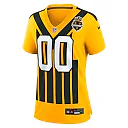 Zennovawear Pittsburgh Steelers Women's Alternate 1933 Throwback Game Custom Jersey - Gold