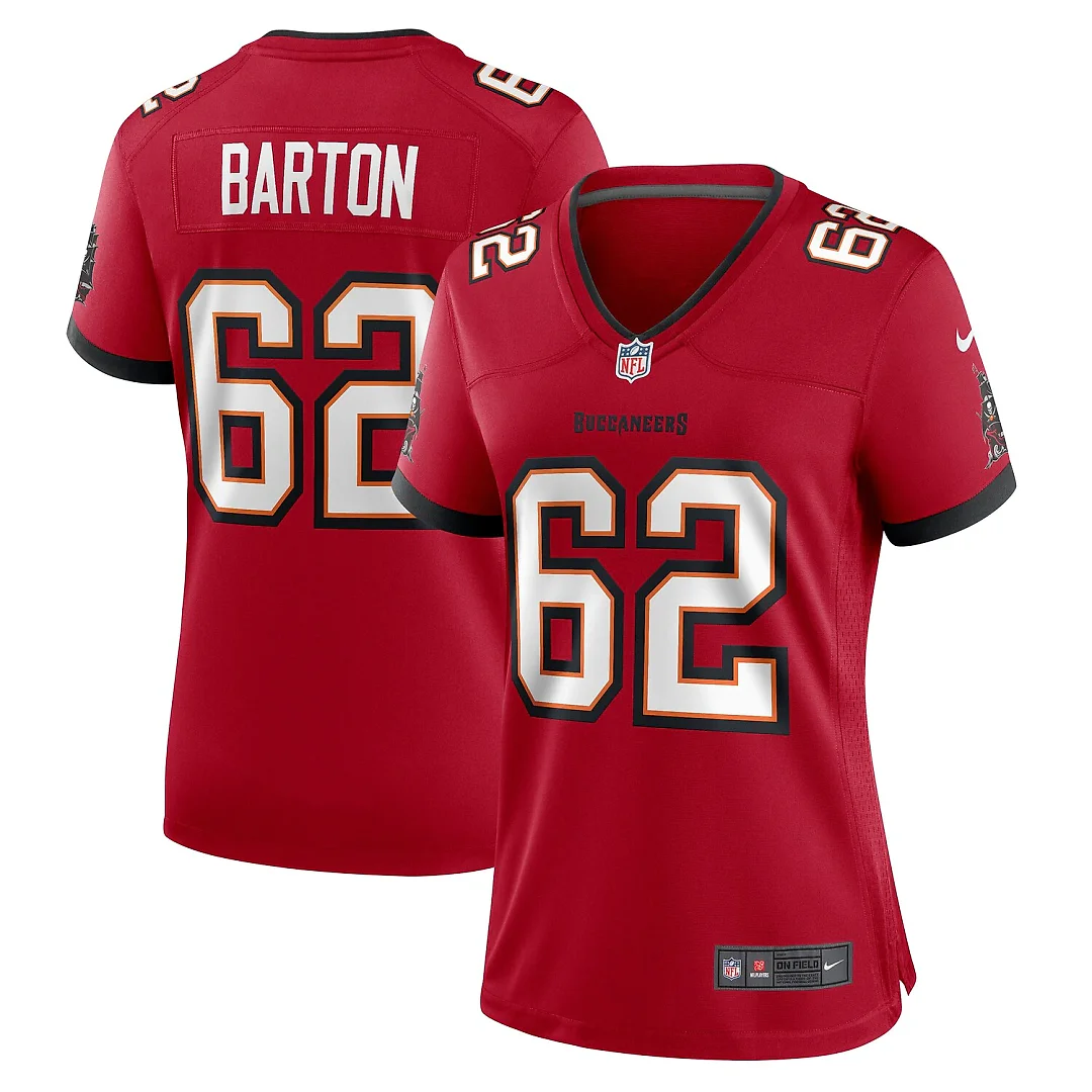 Zennovawear Graham Barton Tampa Bay Buccaneers Women's Game Jersey - Red
