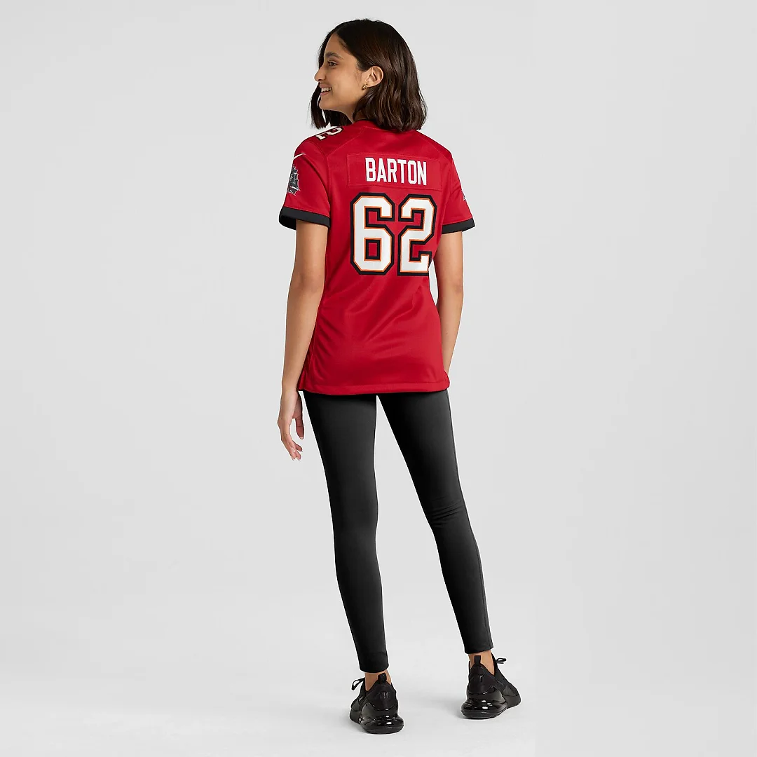 Zennovawear Graham Barton Tampa Bay Buccaneers Women's Game Jersey - Red