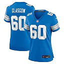 Zennovawear Graham Glasgow Detroit Lions Women's Team Game Jersey - Blue