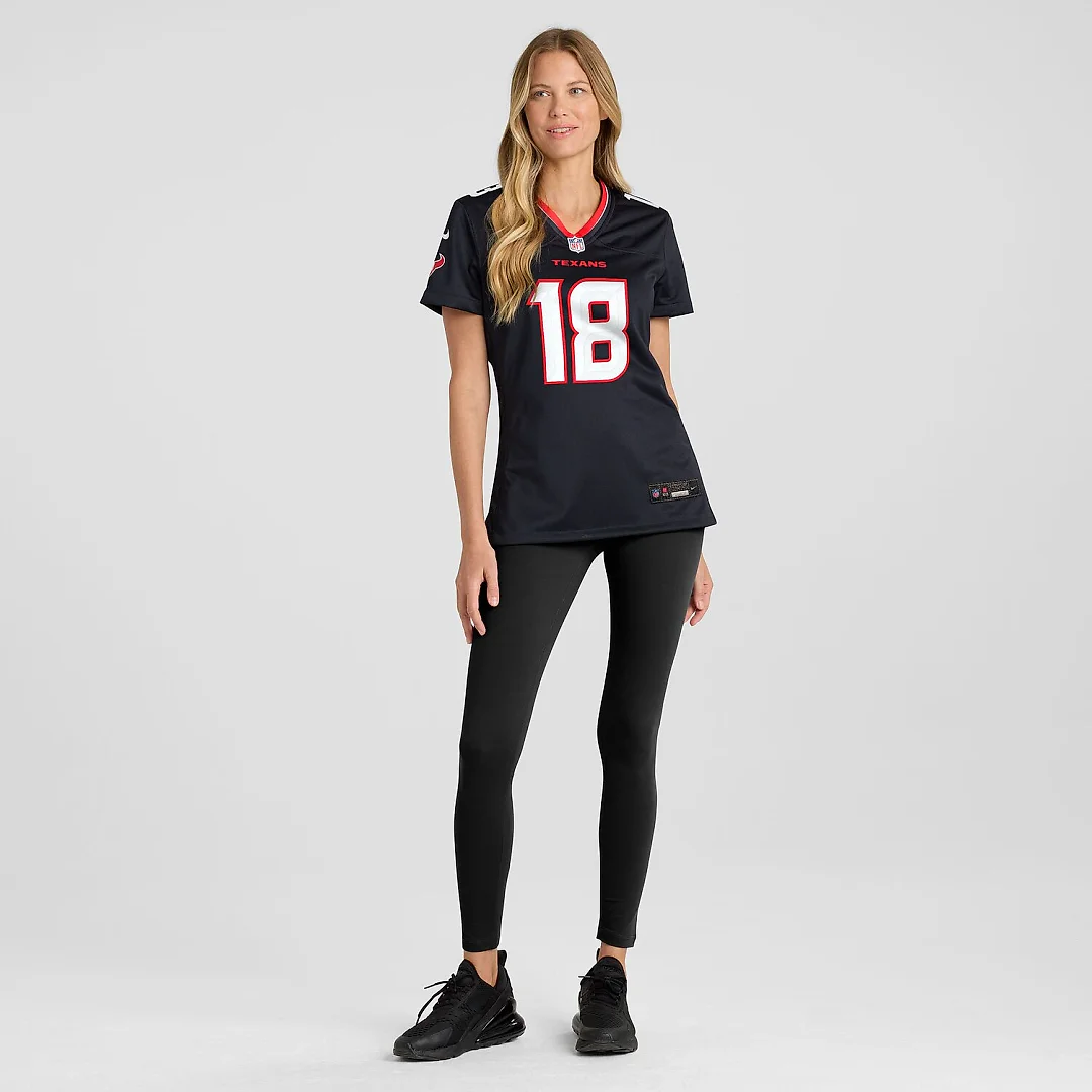 Zennovawear Graham Mertz Houston Texans Women's Team Game Jersey - Navy
