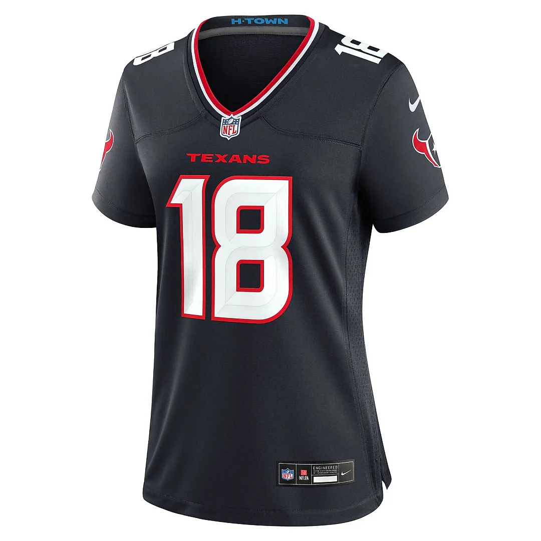 Zennovawear Graham Mertz Houston Texans Women's Team Game Jersey - Navy