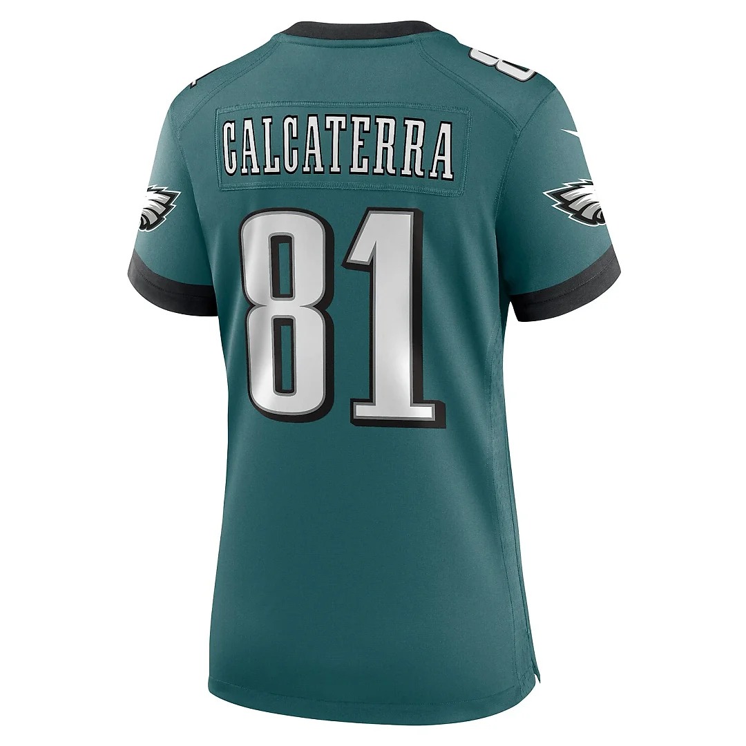 Zennovawear Grant Calcaterra Philadelphia Eagles Women's Team Game Jersey - Midnight Green