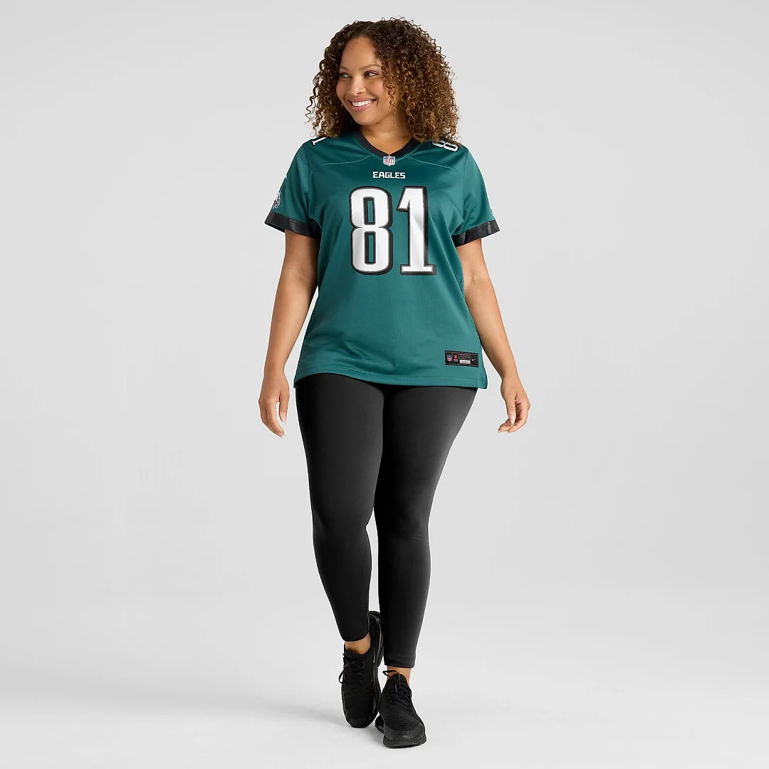 Zennovawear Grant Calcaterra Philadelphia Eagles Women's Team Game Jersey - Midnight Green