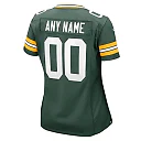 Zennovawear Green Bay Packers Women's Custom Game Jersey - Green