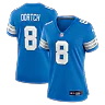 Zennovawear Greg Dortch Detroit Lions Women's Team Game Jersey - Blue