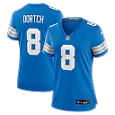 Zennovawear Greg Dortch Detroit Lions Women's Team Game Jersey - Blue