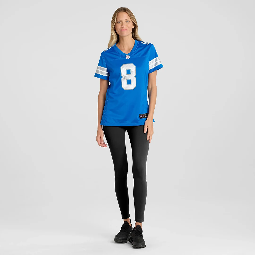 Zennovawear Greg Dortch Detroit Lions Women's Team Game Jersey - Blue