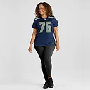Zennovawear Grey Zabel Seattle Seahawks Women's Team Game Jersey - College Navy