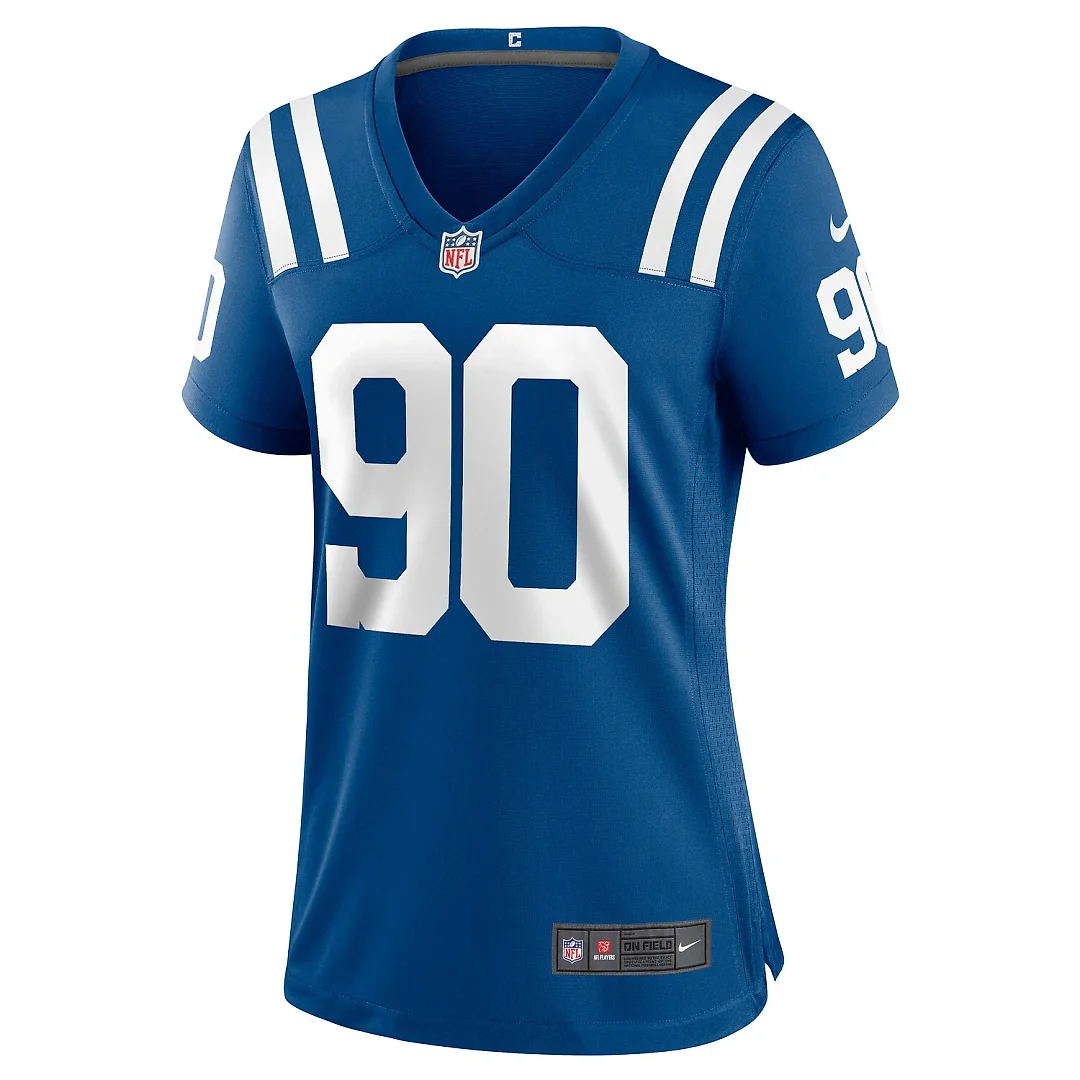 Zennovawear Grover Stewart Indianapolis Colts Women's Game Jersey - Royal