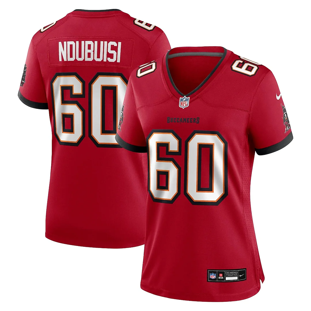 Zennovawear Haggai Ndubuisi Tampa Bay Buccaneers Women's Team Game Jersey - Red