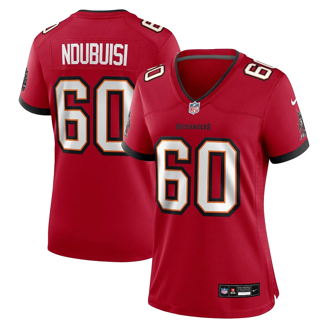 Zennovawear Haggai Ndubuisi Tampa Bay Buccaneers Women's Team Game Jersey - Red