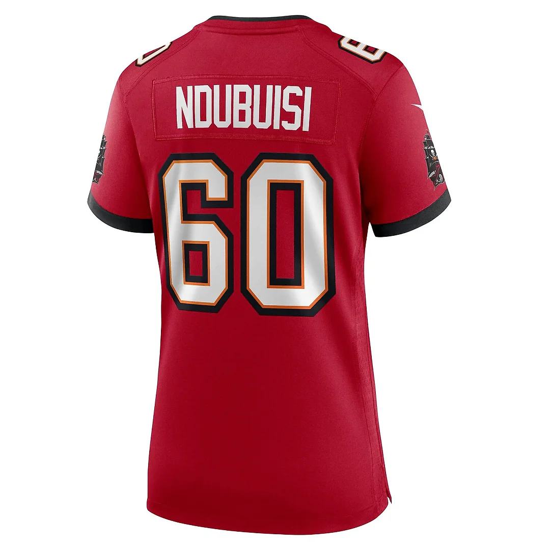 Zennovawear Haggai Ndubuisi Tampa Bay Buccaneers Women's Team Game Jersey - Red