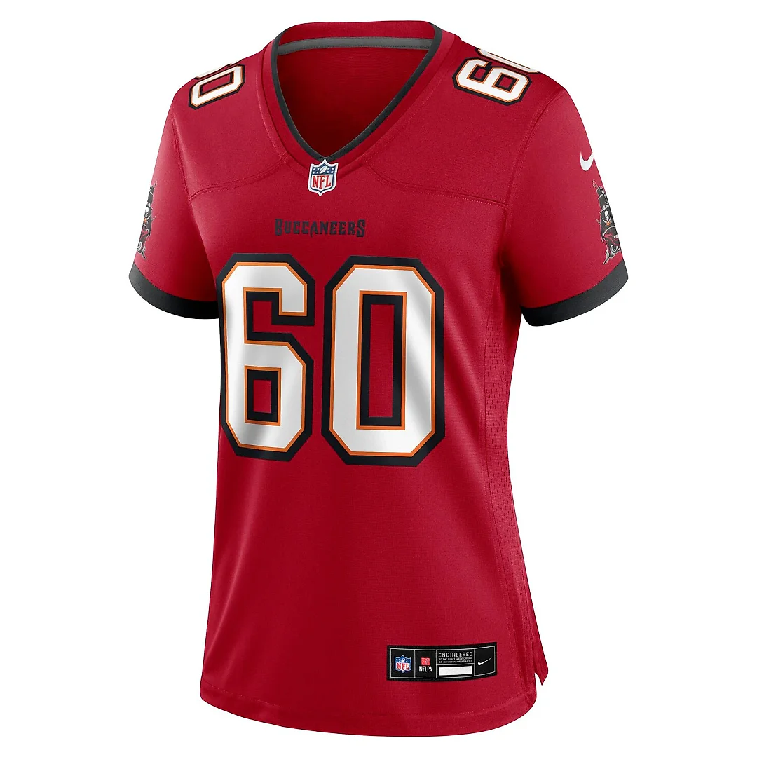 Zennovawear Haggai Ndubuisi Tampa Bay Buccaneers Women's Team Game Jersey - Red