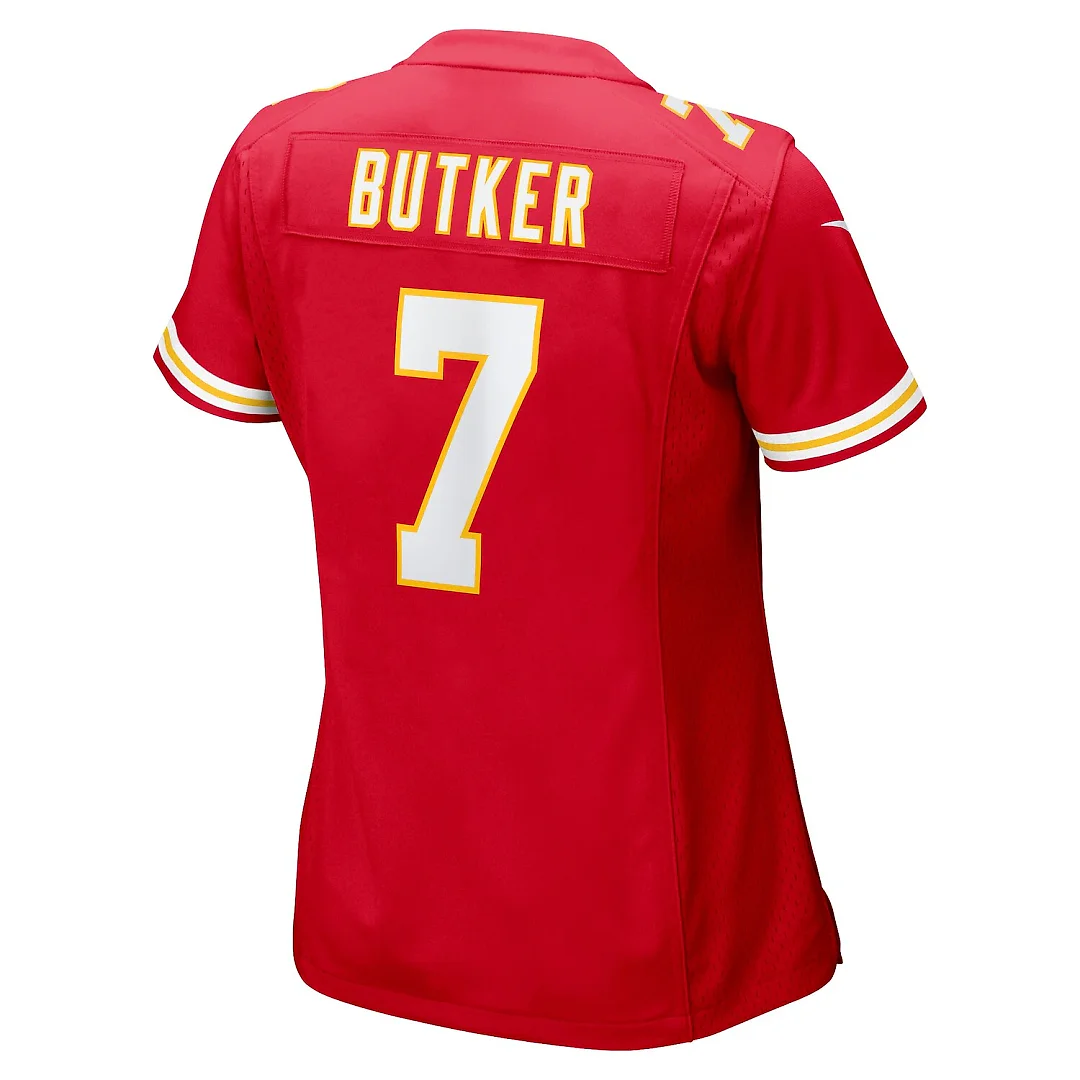 Zennovawear Harrison Butker Kansas City Chiefs Women's Game Jersey - Red