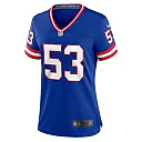 Zennovawear Harry Carson New York Giants Women's Classic Retired Player Game Jersey - Royal
