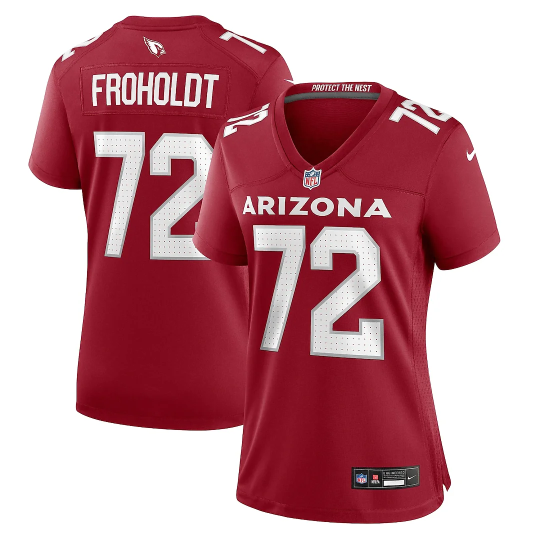 Zennovawear Hjalte Froholdt Arizona Cardinals Women's Game Jersey - Cardinal
