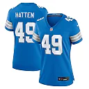 Zennovawear Hogan Hatten Detroit Lions Women's Game Jersey - Blue