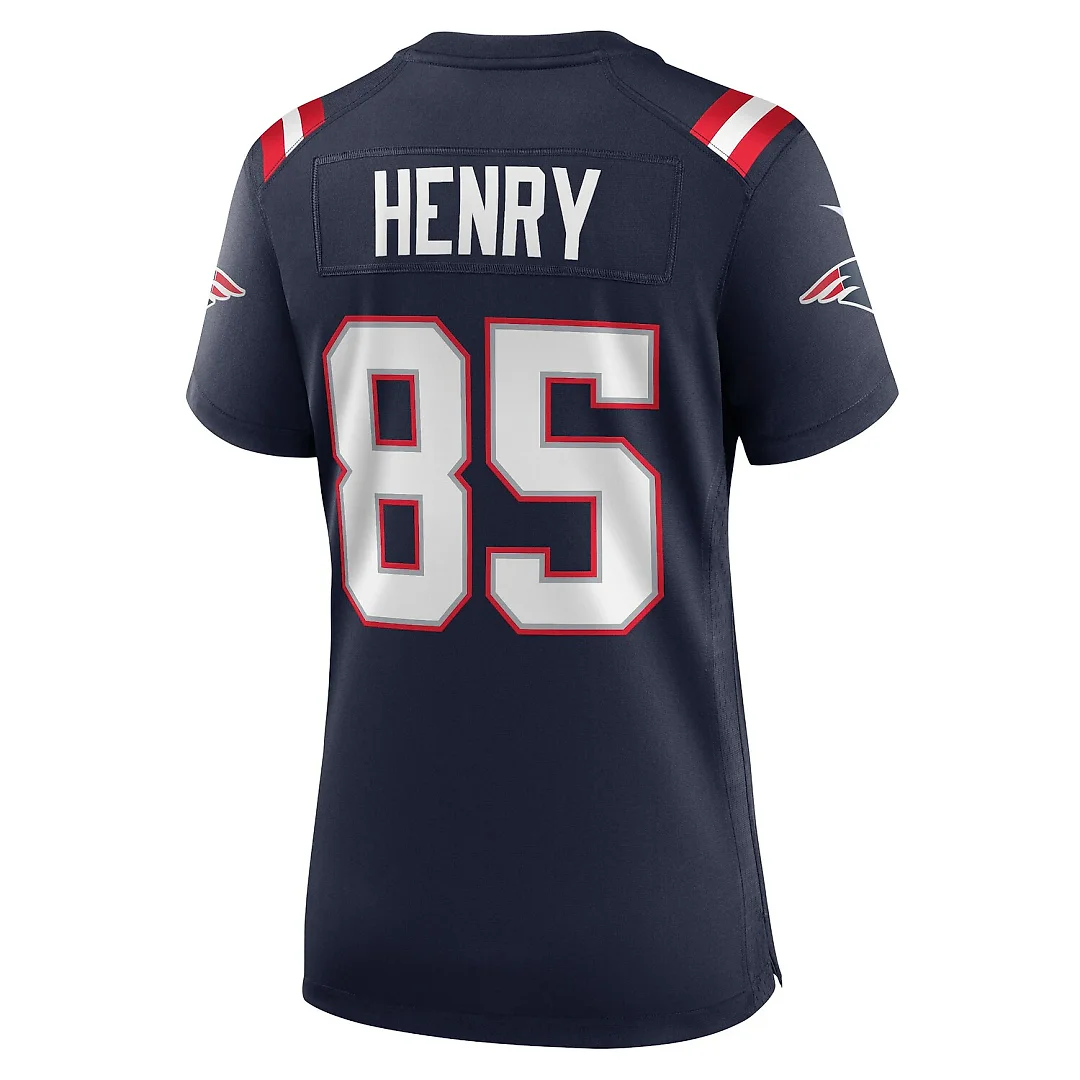 Zennovawear Hunter Henry New England Patriots Women's Game Jersey - Navy