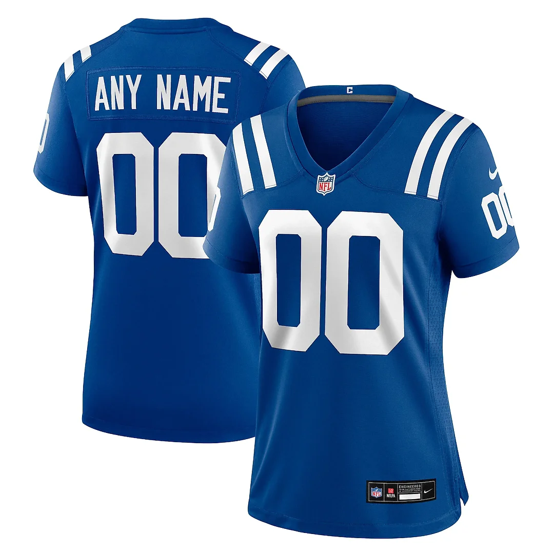 Zennovawear Indianapolis Colts Women's Custom Game Jersey - Royal