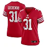 Zennovawear Isaac Guerendo San Francisco 49ers Women's Team Game Jersey - Scarlet