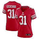 Zennovawear Isaac Guerendo San Francisco 49ers Women's Team Game Jersey - Scarlet