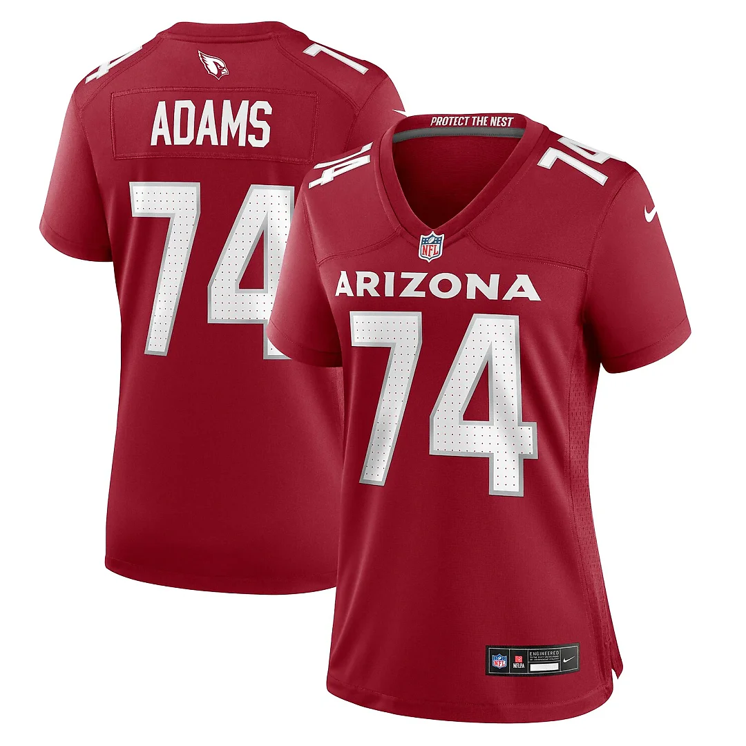 Zennovawear Isaiah Adams Arizona Cardinals Women's Game Jersey - Cardinal