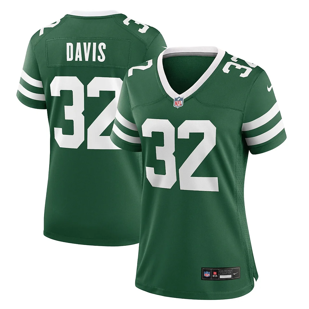 Zennovawear Isaiah Davis New York Jets Women's Game Jersey - Legacy Green