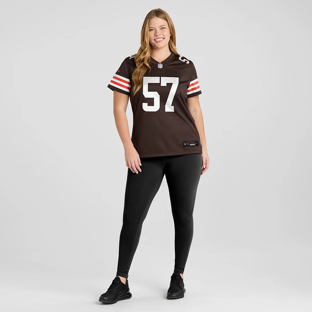 Zennovawear Isaiah McGuire Cleveland Browns Women's Team Game Jersey - Brown