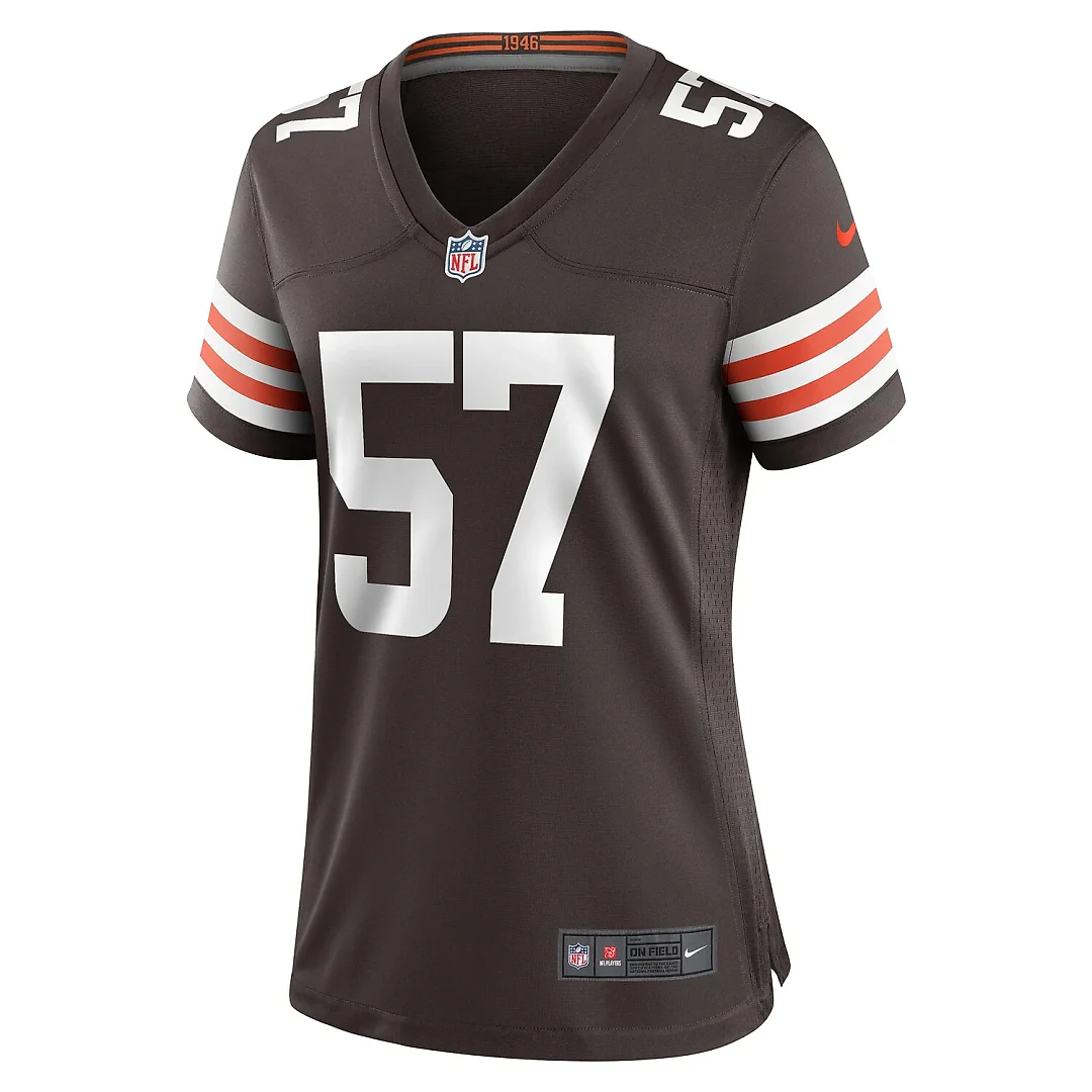 Zennovawear Isaiah McGuire Cleveland Browns Women's Team Game Jersey - Brown