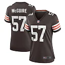 Zennovawear Isaiah McGuire Cleveland Browns Women's Team Game Jersey - Brown