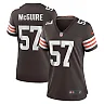 Zennovawear Isaiah McGuire Cleveland Browns Women's Team Game Jersey - Brown
