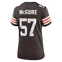 Zennovawear Isaiah McGuire Cleveland Browns Women's Team Game Jersey - Brown