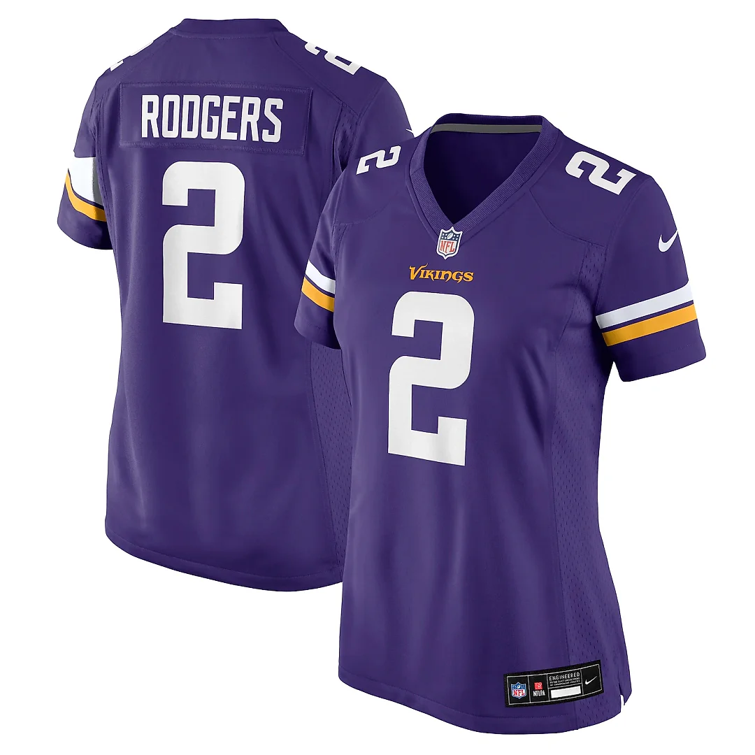 Zennovawear Isaiah Rodgers Minnesota Vikings Women's Team Game Jersey - Purple