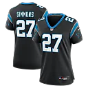 Zennovawear Isaiah Simmons Carolina Panthers Women's Team Game Jersey - Black