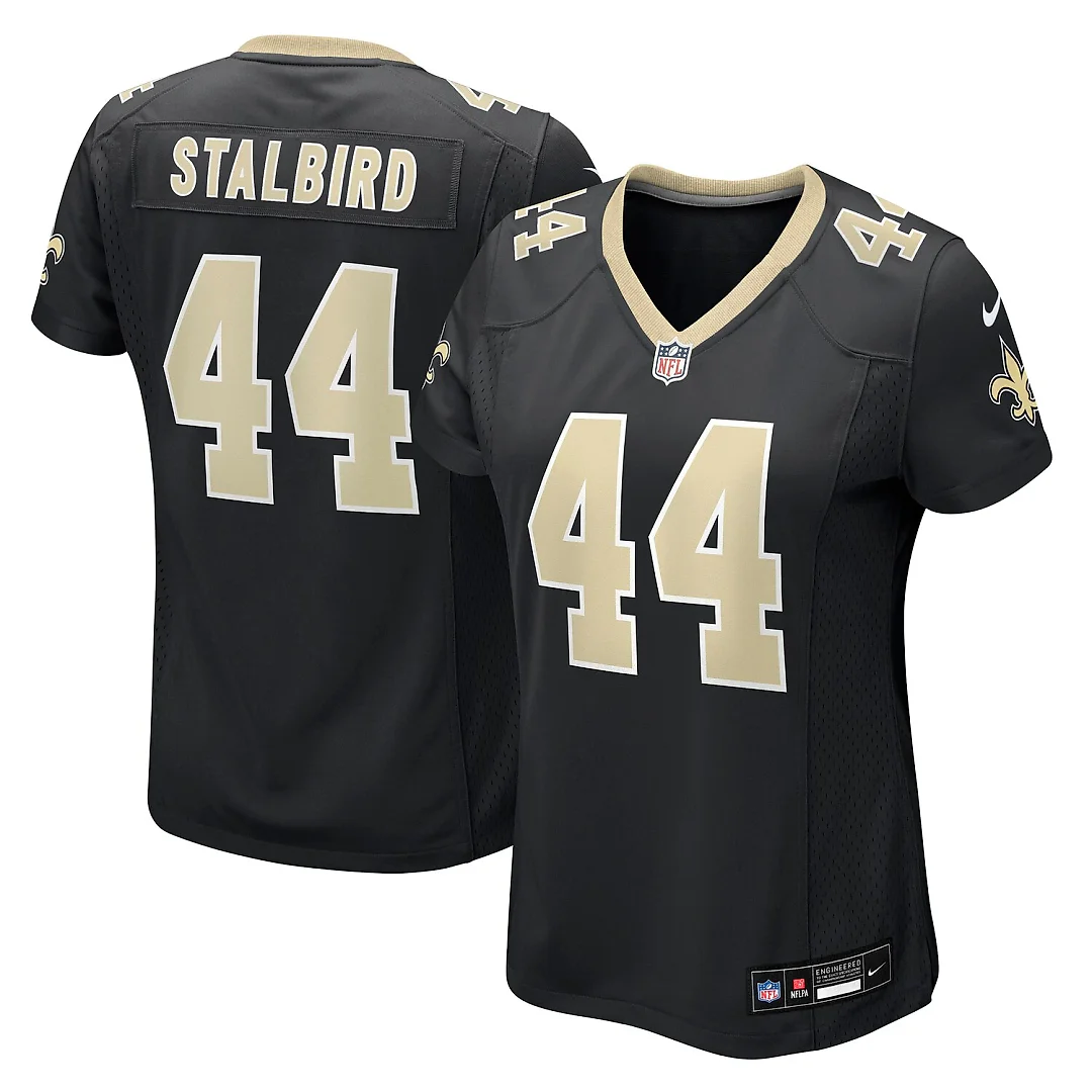 Zennovawear Isaiah Stalbird New Orleans Saints Women's Team Game Jersey - Black