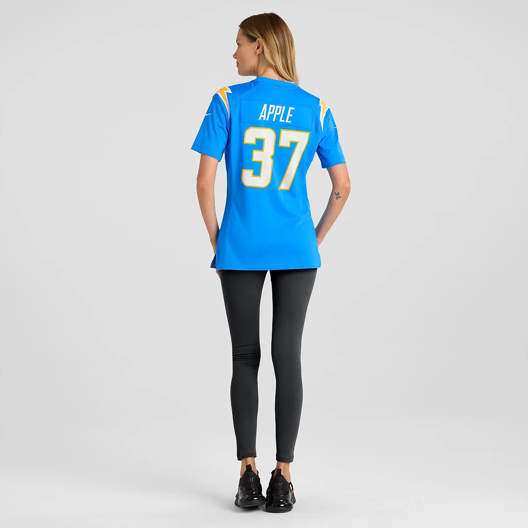 Zennovawear Isas Waxter Los Angeles Chargers Women's Team Game Jersey - Powder Blue