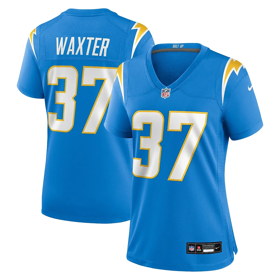 Zennovawear Isas Waxter Los Angeles Chargers Women's Team Game Jersey - Powder Blue