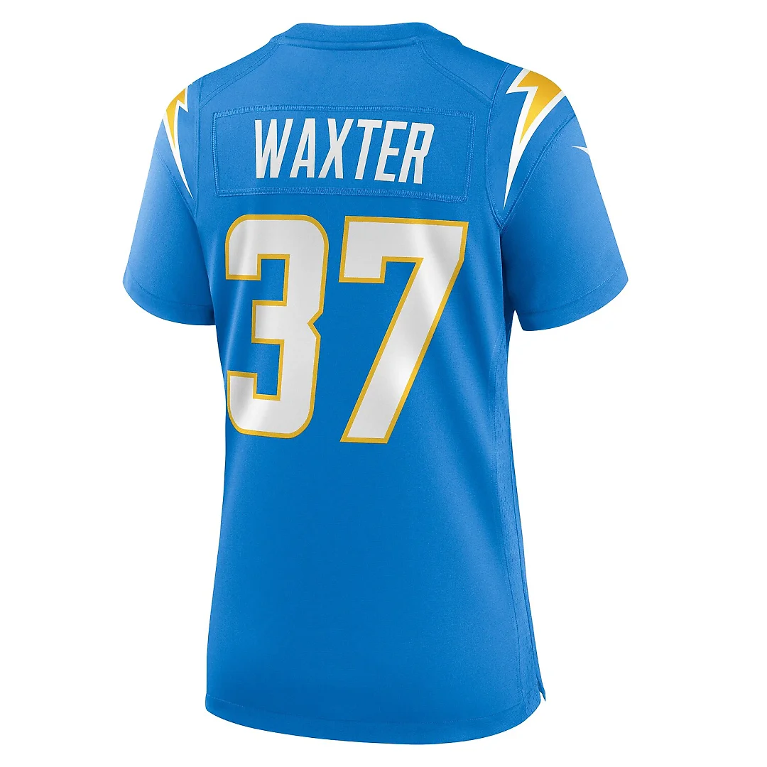 Zennovawear Isas Waxter Los Angeles Chargers Women's Team Game Jersey - Powder Blue