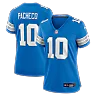 Zennovawear Isiah Pacheco Detroit Lions Women's Team Game Jersey - Blue