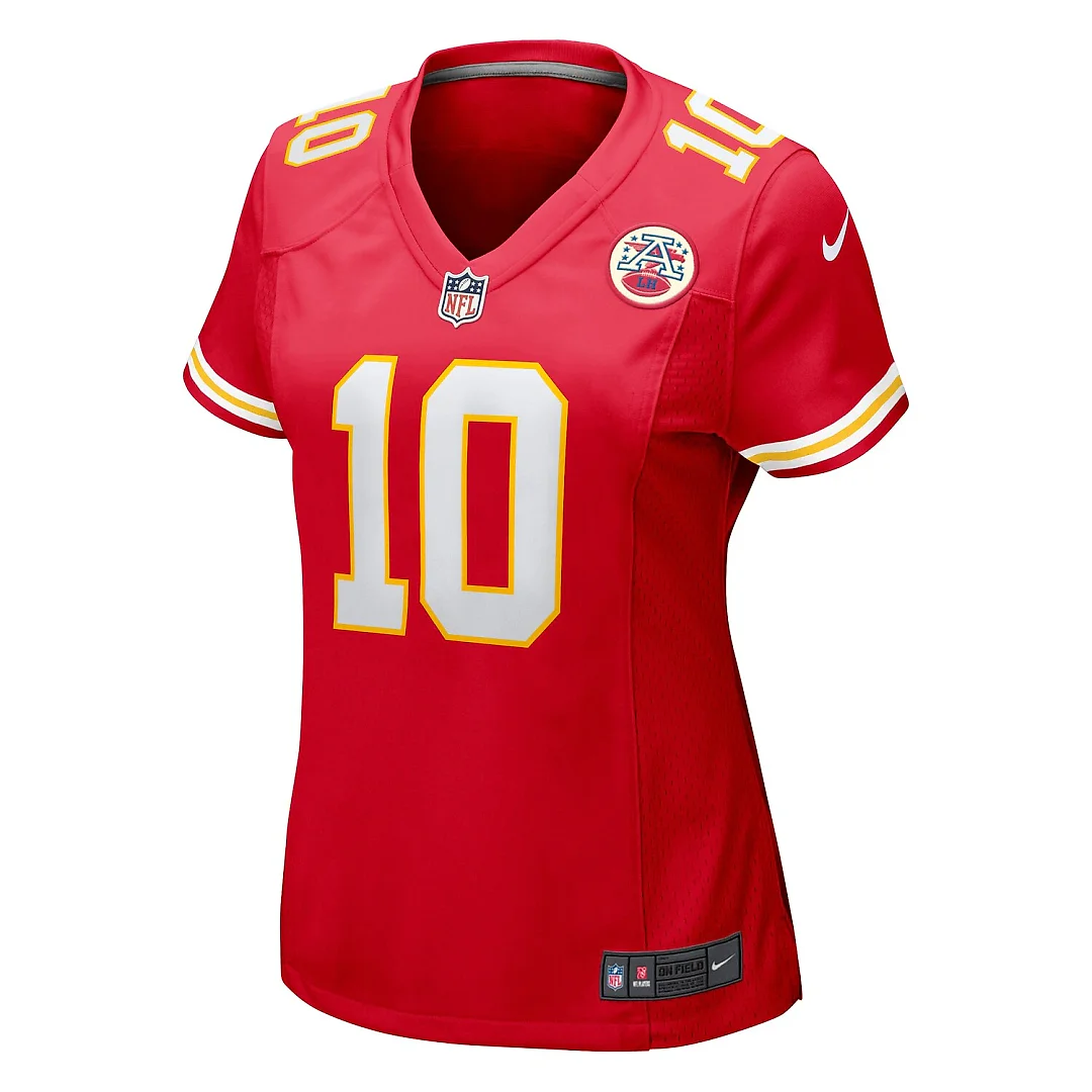 Zennovawear Isiah Pacheco Kansas City Chiefs Women's Game Player Jersey - Red