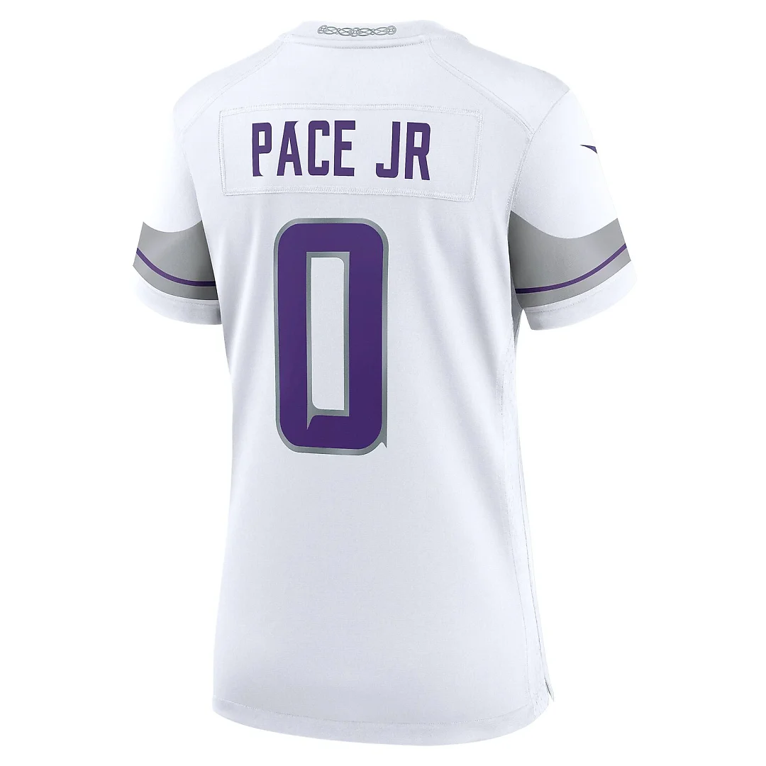 Zennovawear Ivan Pace Jr Minnesota Vikings Women's Alternate Game Jersey - White