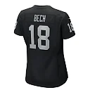 Zennovawear Jack Bech Las Vegas Raiders Women's Team Game Jersey - Black