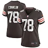 Zennovawear Jack Conklin Cleveland Browns Women's Player Game Jersey - Brown