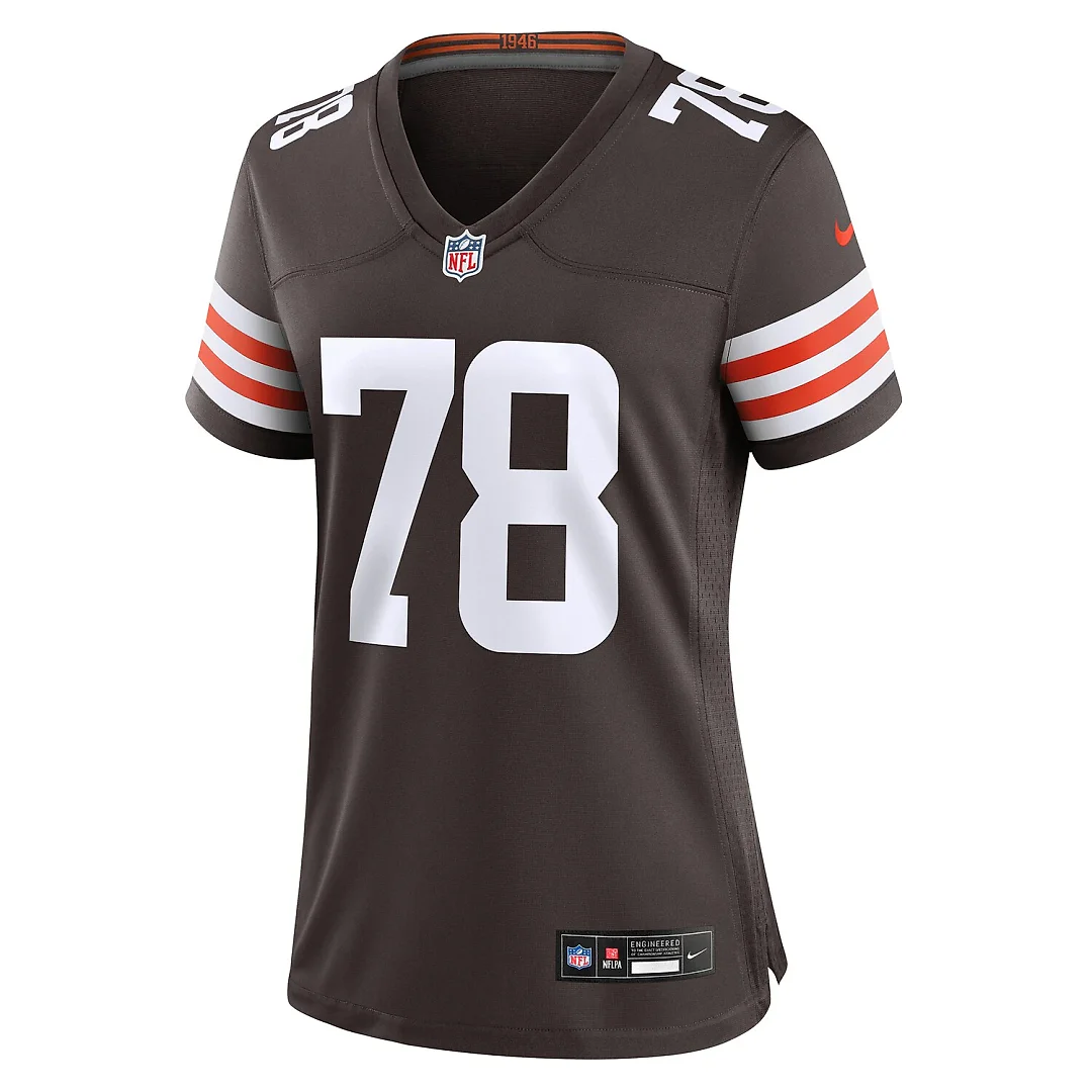 Zennovawear Jack Conklin Cleveland Browns Women's Game Jersey - Brown