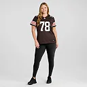 Zennovawear Jack Conklin Cleveland Browns Women's Game Jersey - Brown
