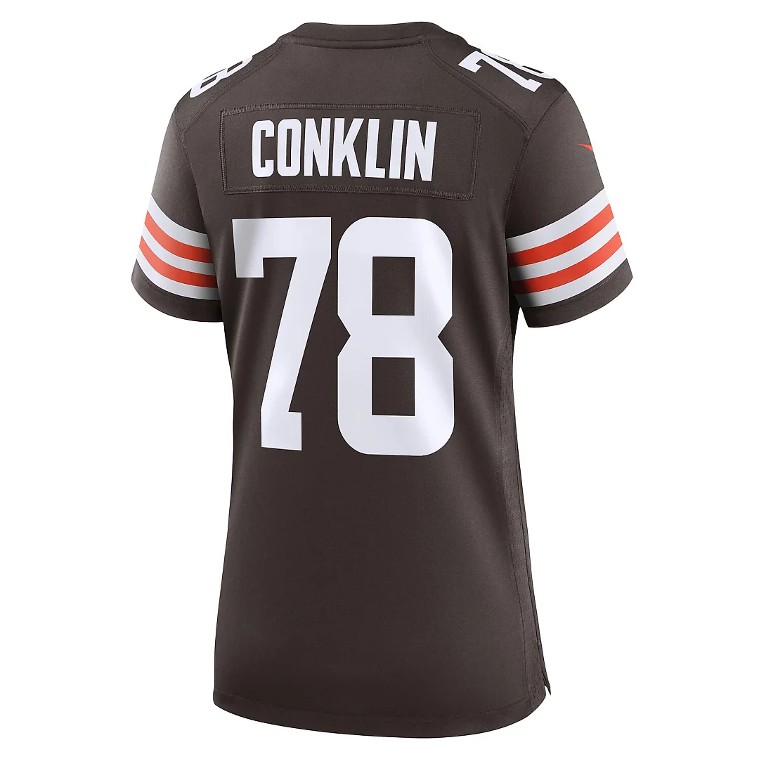 Zennovawear Jack Conklin Cleveland Browns Women's Game Jersey - Brown
